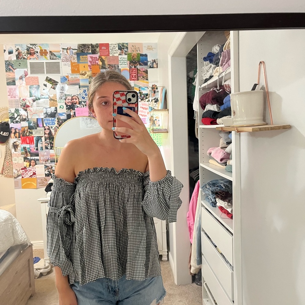 Rue Stiic gingham top